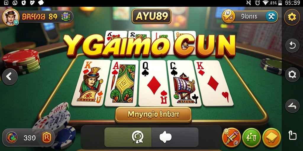 Tampilan gameplay AYU89 yang seru dan menantang.
