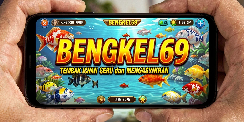 Screenshot permainan BENGKEL69 dengan gameplay Tembak Ikan yang menarik.