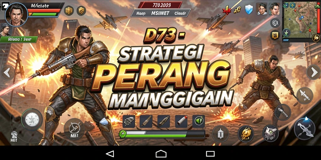 Tampilan menarik dari gameplay D73 yang menampilkan strategi pertarungan.