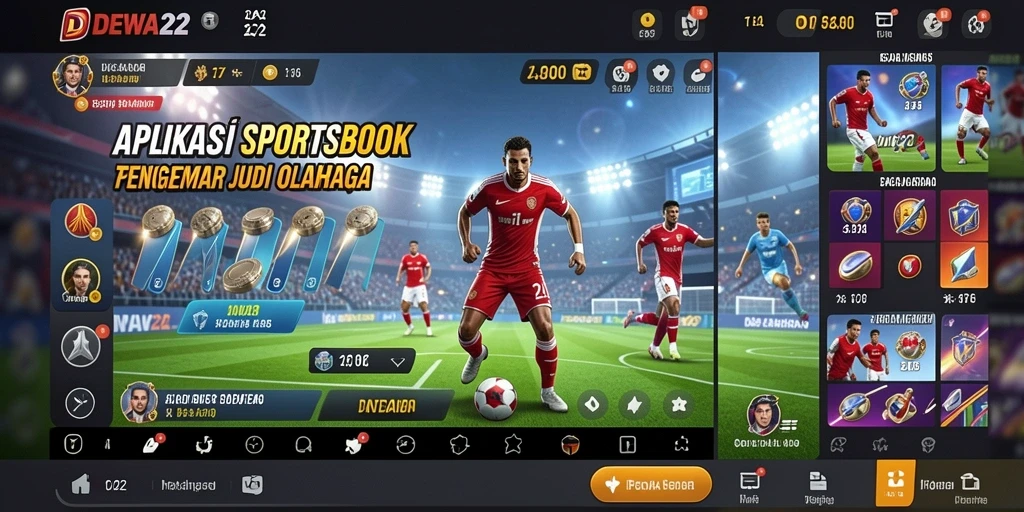Tampilan gameplay Sportsbook DEWA22 yang menarik dan interaktif.