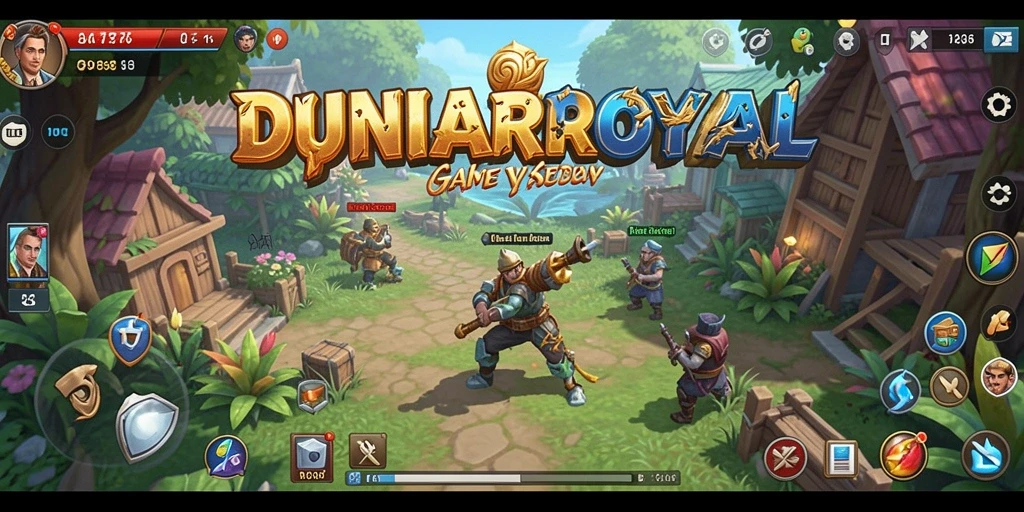 Tampilan gameplay DUNIAROYAL yang seru dan interaktif.