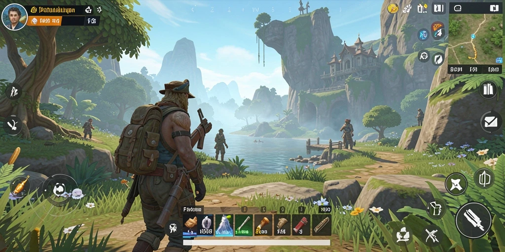 Gameplay menarik dalam dunia terbuka FA99 yang memukau.