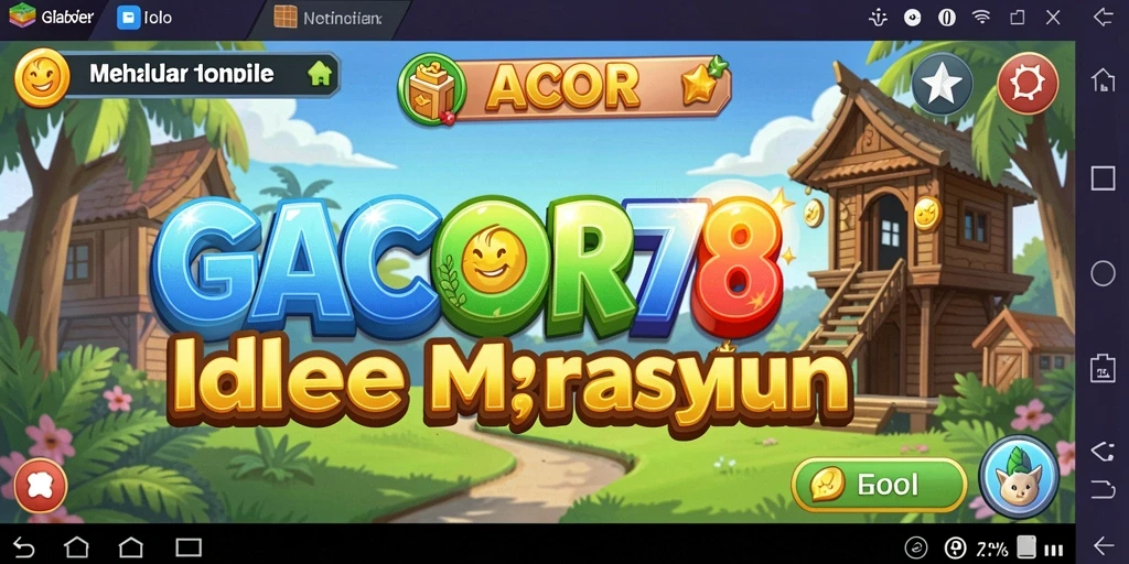 Screenshot GACOR78 menampilkan aksi karakter dalam permainan Idle yang seru.
