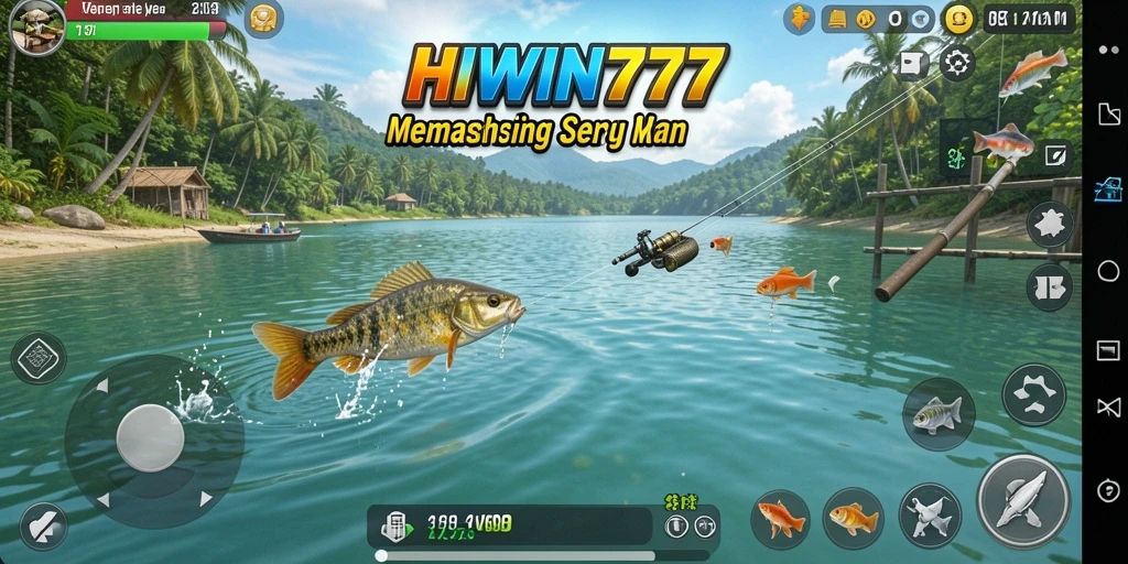 Tampilan gameplay HIWIN777 dengan pengalaman memancing yang menyenangkan.