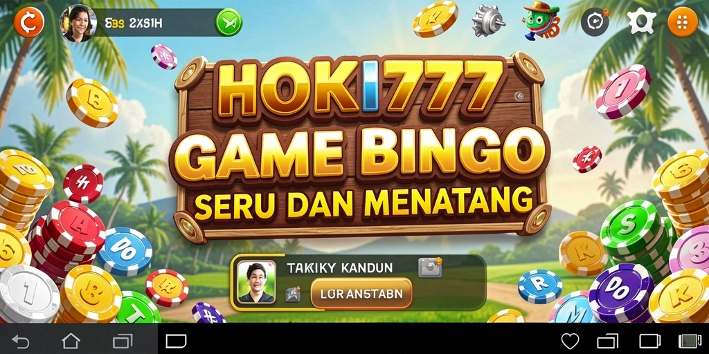Tampilan gameplay HOKI777 yang mendebarkan dan penuh warna.