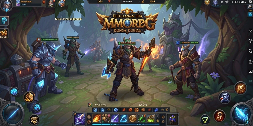 Screenshot menampilkan pertarungan epik dalam ID66 dengan pemandangan grafis yang mengesankan.