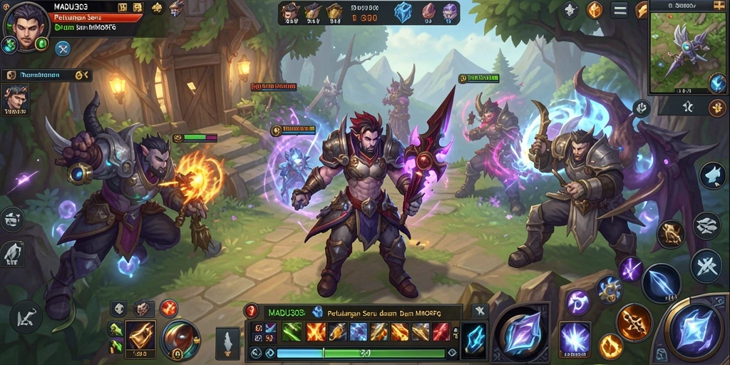 Tampilan gameplay MADU303 yang menampilkan aksi seru dan grafis menarik.
