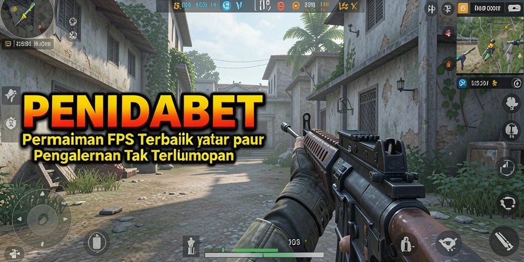 Screenshot gameplay PENIDABET yang menunjukkan intensitas pertempuran FPS.