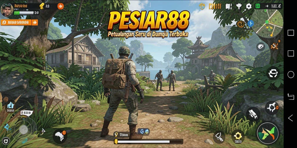 Tampilan grafis menawan dari gameplay Open World PESIAR88.