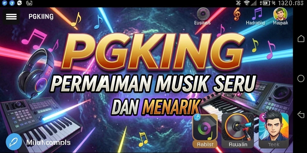 Tampilan gameplay PGKING yang menarik dan interaktif.