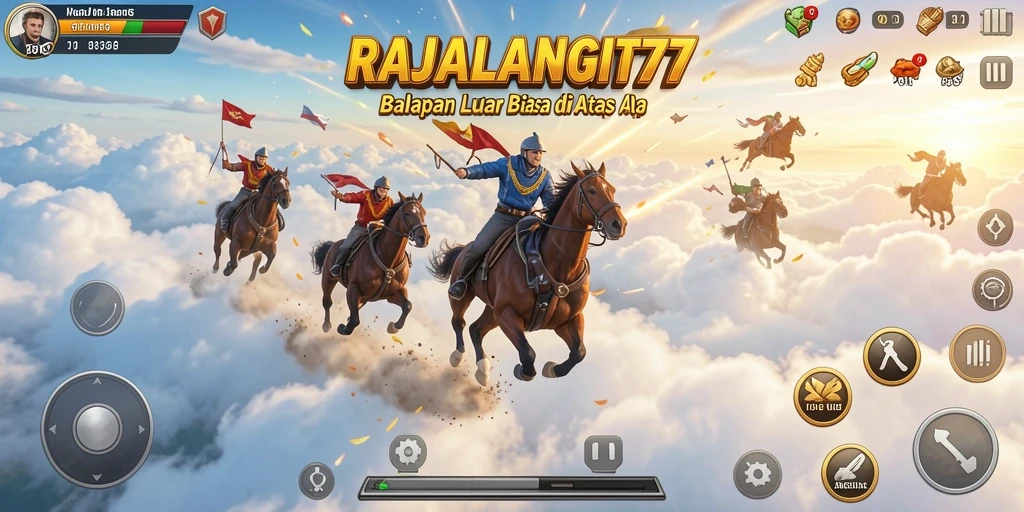 Gameplay balapan mendebarkan dari RAJALANGIT77 dengan grafik menakjubkan.