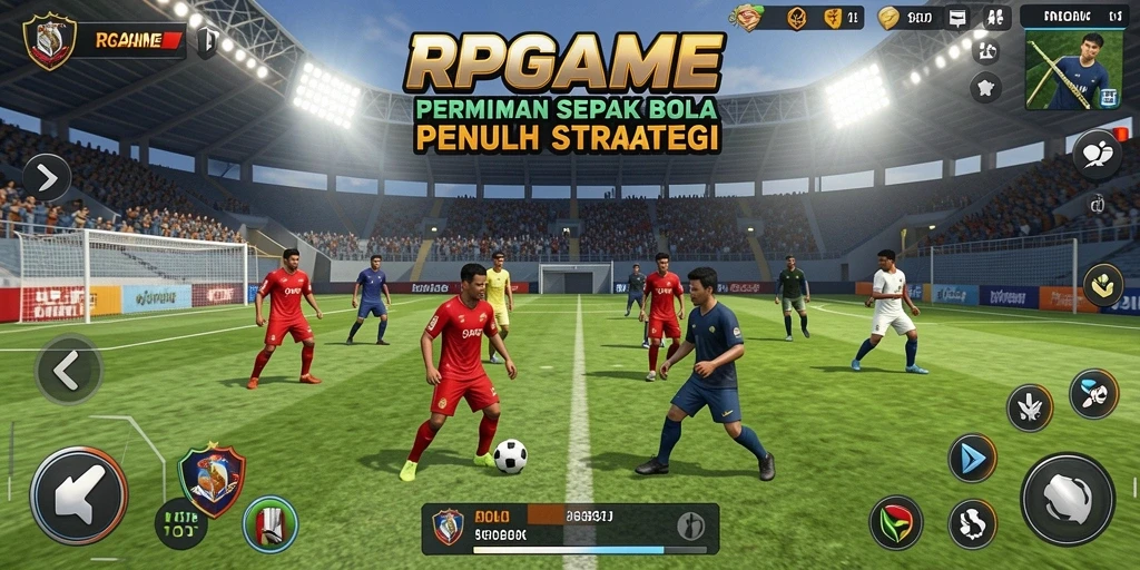 Tampilan gameplay RPGAME dengan aksi menyerang yang intens.