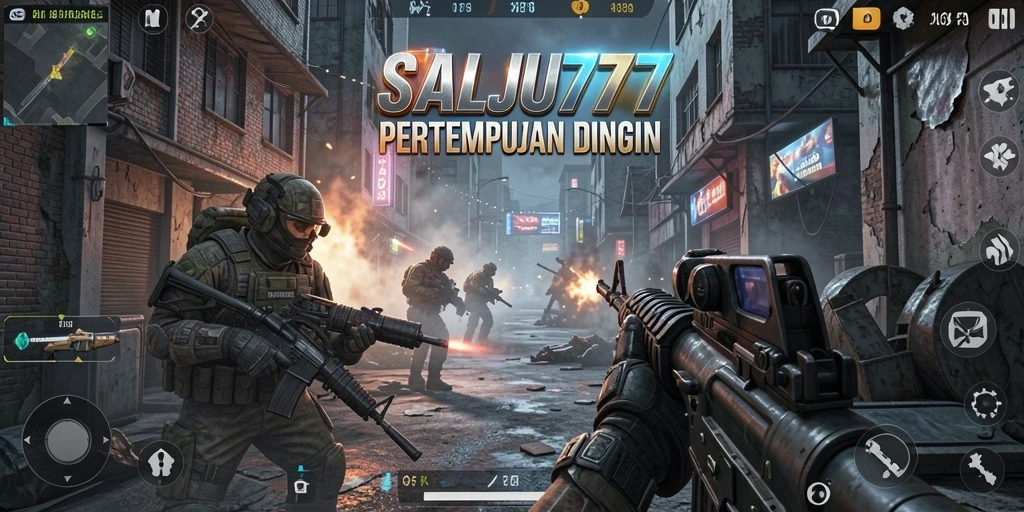 Gameplay menegangkan di SALJU777 dengan aksi tembak-menembak yang seru.