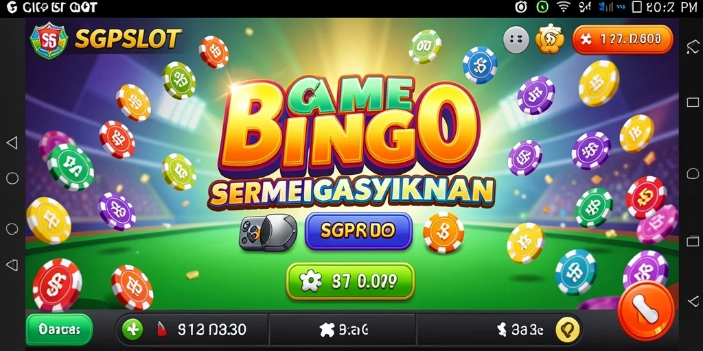 Tampilan gameplay Bingo yang seru dan interaktif di SGPSLOT.
