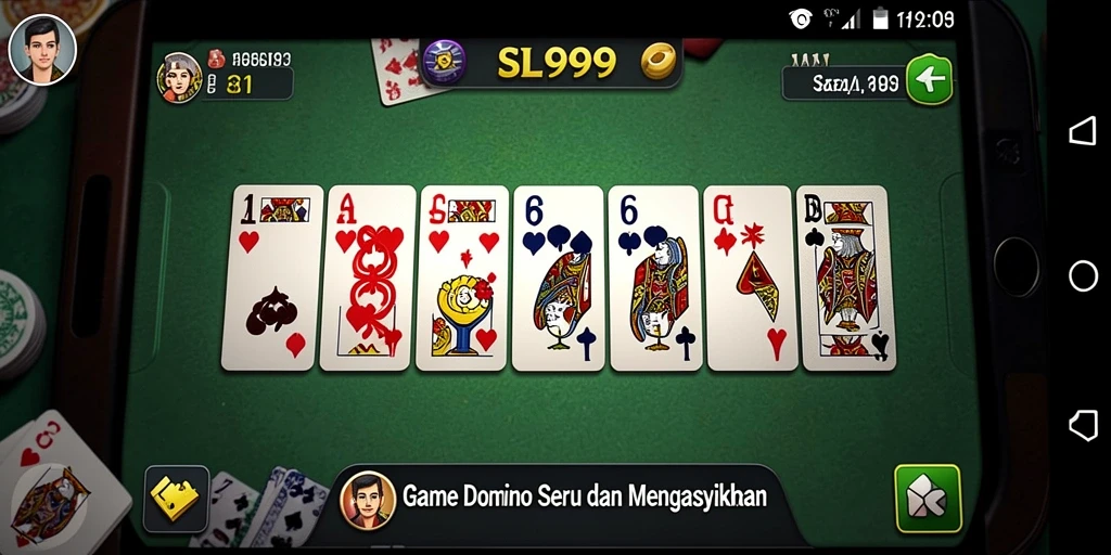 Tangkapan layar utama dari <strong>SL999</strong> menunjukkan suasana seru permainan Domino.