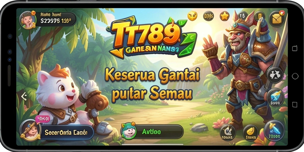 Screenshot utama TT789 menampilkan gameplay santai yang menarik.